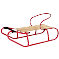 Miniatyrbilde 2 av 7: Metal Sled with Backrest Strap Red