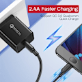 Pikkukuva 7 / 7: CABLU alimentare si date Ugreen, "US289", Fast Charging Data Cable pt. smartphone, USB la Micro-USB, nickel plating, PVC, 1.5m, alb "60142" (timbru ve