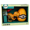 Pikkukuva 6 / 6: Dinosaur Tyrannosaurus Rex set with Egg DIY Screwdriver Orange