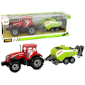 Miniatyrbild 1 av 7: Red Farm Tractor with Green Seeder Friction Drive