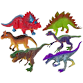 Pikkukuva 2 / 3: Dinosaur Figurines Colored 6 Pieces