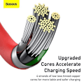 Pikkukuva 7 / 11: Baseus Lightning Superior Series cable, Fast Charging, Data 2.4A, 1m Red (CALYS-A09)