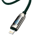 Miniatyrbilde 10 av 11: USB-C cable for Lightning Baseus Display, PD, 20W, 2m (green)