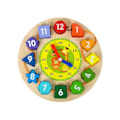 Pikkukuva 4 / 5: Wooden Educational Sorter Clock Learning Numbers Shapes Colours