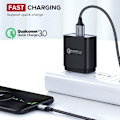 Miniatyrbillede 2 af 7: CABLU alimentare si date Ugreen, "US290", Fast Charging Data Cable pt. smartphone, USB la Micro-USB, braided, 2m, negru "60148" (timbru verde 0.08 lei