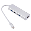 Pikkukuva 3 / 3: RoGerAD15642 USB-C Hub - Splitter 3 x USB 3.0 / RJ45