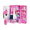 Miniatyrbillede 3 af 7: Doll with Accessories Wardrobe in a Bag