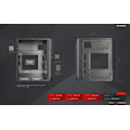Miniatyrbild 6 av 8: Mars Gaming MC-S1 PC Case mATX / ARGB / Window
