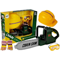 Pikkukuva 1 / 5: Set of tools, saw with batteries, helmet, gloves and safety glasses