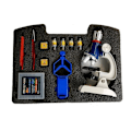 Miniatyrbillede 5 af 6: Large Scientist's Suitcase Children's Educational Microscope 100x 400x 1200x