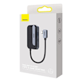 Pikkukuva 5 / 7: Hub 4in1 Baseus PadJoy Series USB-C to USB 3.0 + HDMI + USB-C PD + jack 3.5mm (Grey)