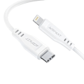 Miniatyrbillede 3 af 4: Cable USB MFI Acefast C3-01, USB-C to Lightning, 30W, 1.2m (white)