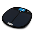Miniatyrbillede 2 af 7: Salter 9192 BK3R Curve Bluetooth Smart Analyser Bathroom Scale black