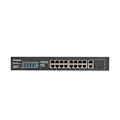 Miniatyrbillede 6 af 7: Lanberg Switch rack 19" POE+ 16x 100MB /2X COMBO  GIGABIT ETHERNET 250W