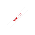 Miniatyrbillede 2 af 3: BROTHER P-Touch TZE-222 red on white 9mm