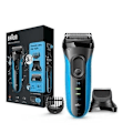 Pikkukuva 3 / 4: Braun | Shaver with trimmer | Series 3 Shave&Style 3010BT | Operating time (max) 45 min | Wet & Dry | NiMH | Black/Blue