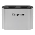 Miniatyrbilde 1 av 3: Karšu lasītājs Kingston USB3.2 Gen1 Workflow Dual-Slot