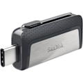 Miniatyrbillede 3 af 4: SanDisk Ultra Dual Drive 256 GB USB flash drive USB Type-A / USB Type-C 3.2 Gen 1 (3.1 Gen 1) Grey, Silver