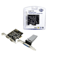 Miniatyrbilde 2 av 5: CARD adaptor LOGILINK, PCI-Express la 2 x SERIAL DB9M.+ 1 x PARALEL, "PC0033"