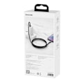 Miniatyrbillede 2 af 8: CABLU alimentare si date Baseus Tungsten Gold,Fast Charging Data Cable pt. smartphone,USB la Lightning 20W, braided,2m rezistent zgarieturi,negru "CAT