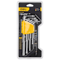 Miniatyrbild 2 av 3: Torx Hex Key Sets 1.5-10mm Deli Tools EDL3091 (silver)