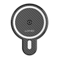Miniatyrbillede 4 af 6: LDNIO Car Mount ,MA20 with inductive charger 15W and metal ring (Black)