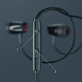 Miniatyrbillede 7 af 11: Joyroom Earphone Wired, In-Ear Headphones with Remote and Microphone, 3.5mm Jack, Black EU (JR-EL114-BLK)