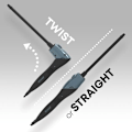Miniatyrbillede 3 af 7: Revamp TO-2002 Progloss Diverse 11mm Extra Long Corkscrew Curling Barrel