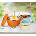 Miniatyrbillede 2 af 7: SET 3CASEROLE TERMICE 2+4+6L,BELLY ORANG