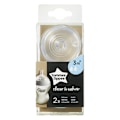 Miniatyrbillede 3 af 3: Tommee Tippee Natural Start  teat medium flow Easi-Vent with self sterilisation function 2pcs 42112253