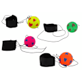 Miniatyrbilde 2 av 3: Ball PU On Elastic 6 cm 4 Colors Heart