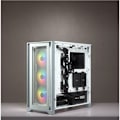 Miniatyrbillede 4 af 11: Corsair | Tempered Glass Mid-Tower ATX Case | iCUE 4000X RGB | Side window | White | Mid-Tower | Power supply included No | ATX