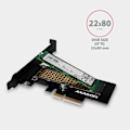 Miniatyrbild 4 av 4: AXAGON PCIe 2x NVMe M.2 Controller | PCEM2-ND