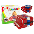 Miniatyrbillede 1 af 4: Accordion Instrument for Little Musicians Red