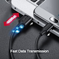 Pikkukuva 5 / 7: CABLU alimentare si date Ugreen, "US289", Fast Charging Data Cable pt. smartphone, USB la Micro-USB, nickel plating, PVC, 1.5m, alb "60142" (timbru ve