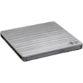 Miniatyrbilde 1 av 4: H.L Data Storage | Ultra Slim Portable DVD-Writer | GP60NS60 | Interface USB 2.0 | DVD±R/RW | CD read speed 24 x | CD write speed 24 x | Silver | Desk