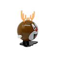 Pikkukuva 7 / 10: Set of wind up Christmas toys Penguin  12 pieces reindeer Snowman Santa Claus