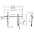 Miniatyrbillede 5 af 5: Vogels | Wall mount | PFW 6810 | Hold | 55-80 " | Maximum weight (capacity) 75 kg | Black