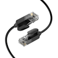 Miniatyrbillede 3 af 3: PATCH CORD UTP Ugreen Cat6A, "NW122" fire din cupru, tiny cable, viteza maxima 10 Gbps, 2m, negru "70334" (timbru verde 0.08 lei) - 6957303873340
