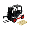 Miniatyrbilde 5 av 7: Forklift Truck Moving Fork Pallet.