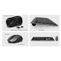 Miniatyrbild 1 av 5: ACT Wireless Keyboard and Mouse set, USB-C/USB-A combi receiver