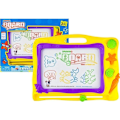 Miniatyrbilde 1 av 5: Blackboard with Stamps and Colorful Background