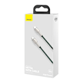 Miniatyrbillede 6 af 7: Cable USB-C to USB-C Baseus Cafule, 100W, 2m (green)