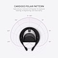Miniatyrbillede 4 af 7: NZXT Capsule White PC microphone