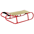 Pikkukuva 5 / 7: Metal Sled with Backrest Strap Red