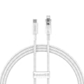Miniatyrbillede 7 af 10: Fast Charging cable Baseus USB-C to Lightning  Explorer Series 1m, 20W (white)