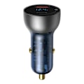 Miniatyrbilde 2 av 9: Baseus Particular Digital Dual Quick Charger Car Charger QC+PPS / 65W