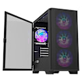 Pikkukuva 2 / 6: Montech AIR 100 ARGB, Micro-ATX, Tempered Glass - black
