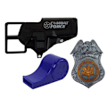 Pikkukuva 4 / 4: Police Kit Revolver 20cm Badge Holster Whistle Sound Light Effects