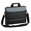 Pikkukuva 4 / 4: Targus | Intellect | Fits up to size 15.6 " | Messenger - Briefcase | Black/Grey | Shoulder strap